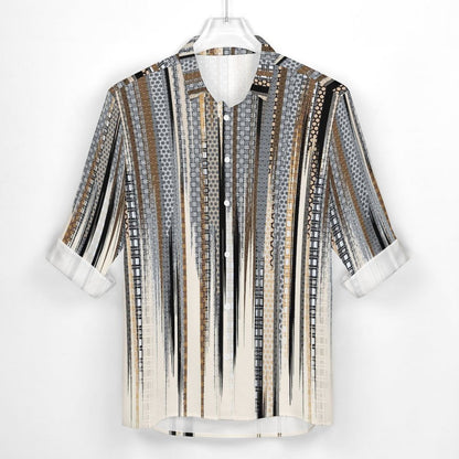 Men's Casual Printed Long Sleeve Shirt 2306103094