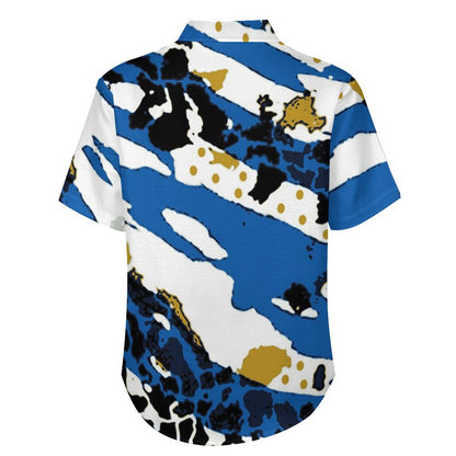Men's Ocean Print Vacation Hawaiian Shirt 2306104060