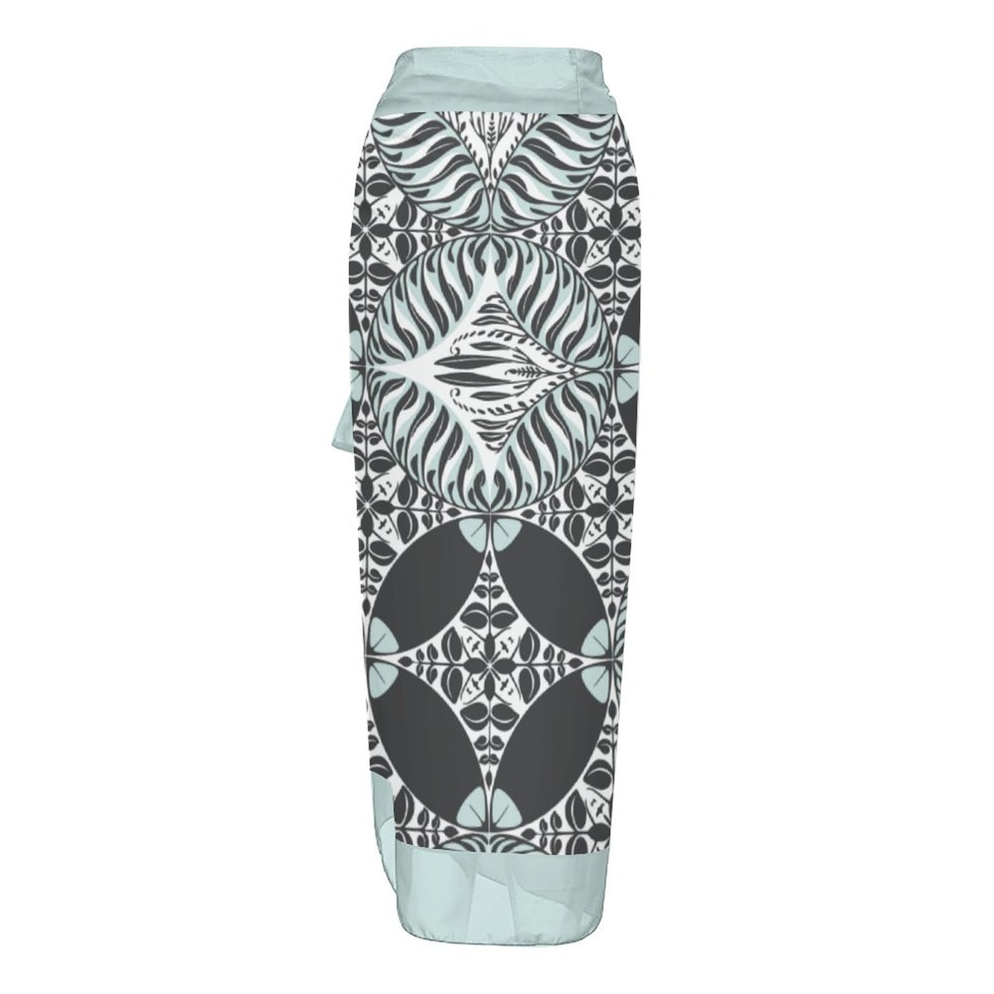 Casual Printed One Piece Swimsuit And Cover Up 2306100474
