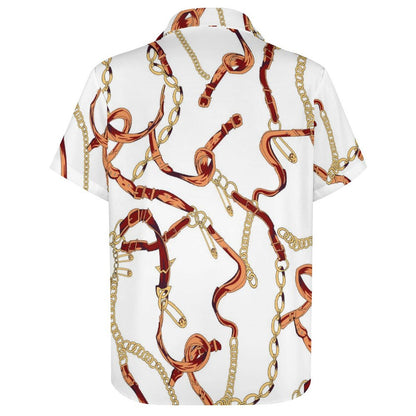 Men's Fashion Casual Printed Short Sleeve Shirts 2306100788