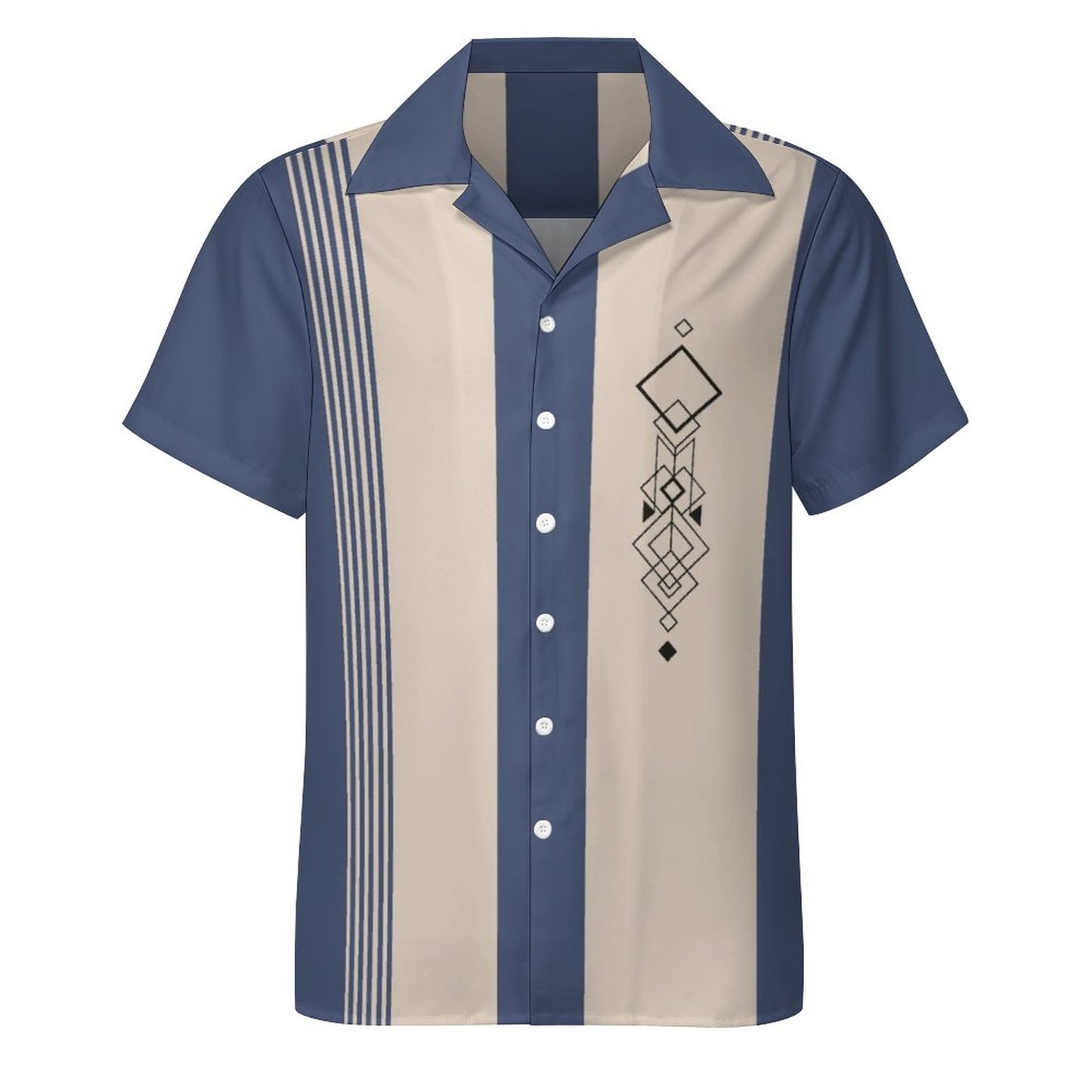 Men's Hawaiian Print Casual Shirt 2304104792