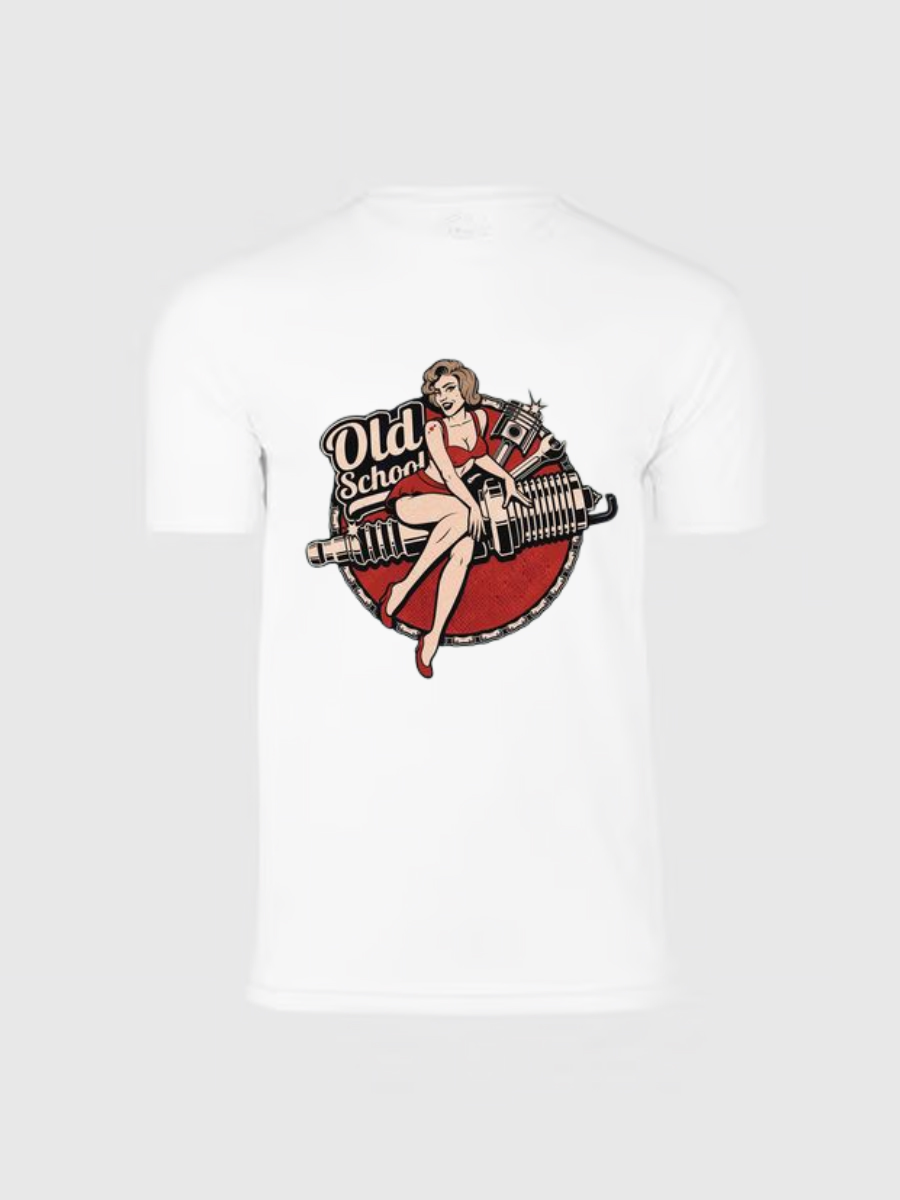 Unisex Round Neck Casual Printed Short Sleeve T-Shirt