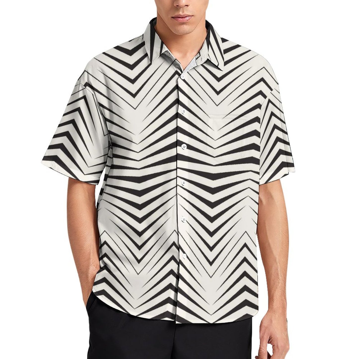 Men's Hawaiian Print Resort Shirt 2304103204