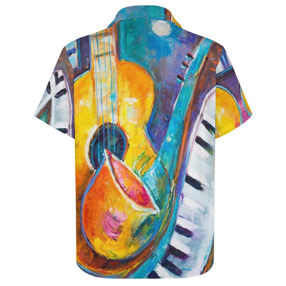 Men's Hawaiian Print Resort Shirt 2305102018