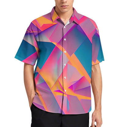 Men's Fashion Casual Printed Short Sleeve Shirts 2306105164