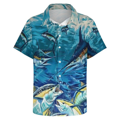 Men's Fashion Casual Printed Short Sleeve Shirts 2306101865