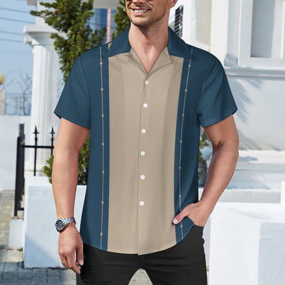 Men's Hawaiian Casual Short Sleeve Shirt 2305102249