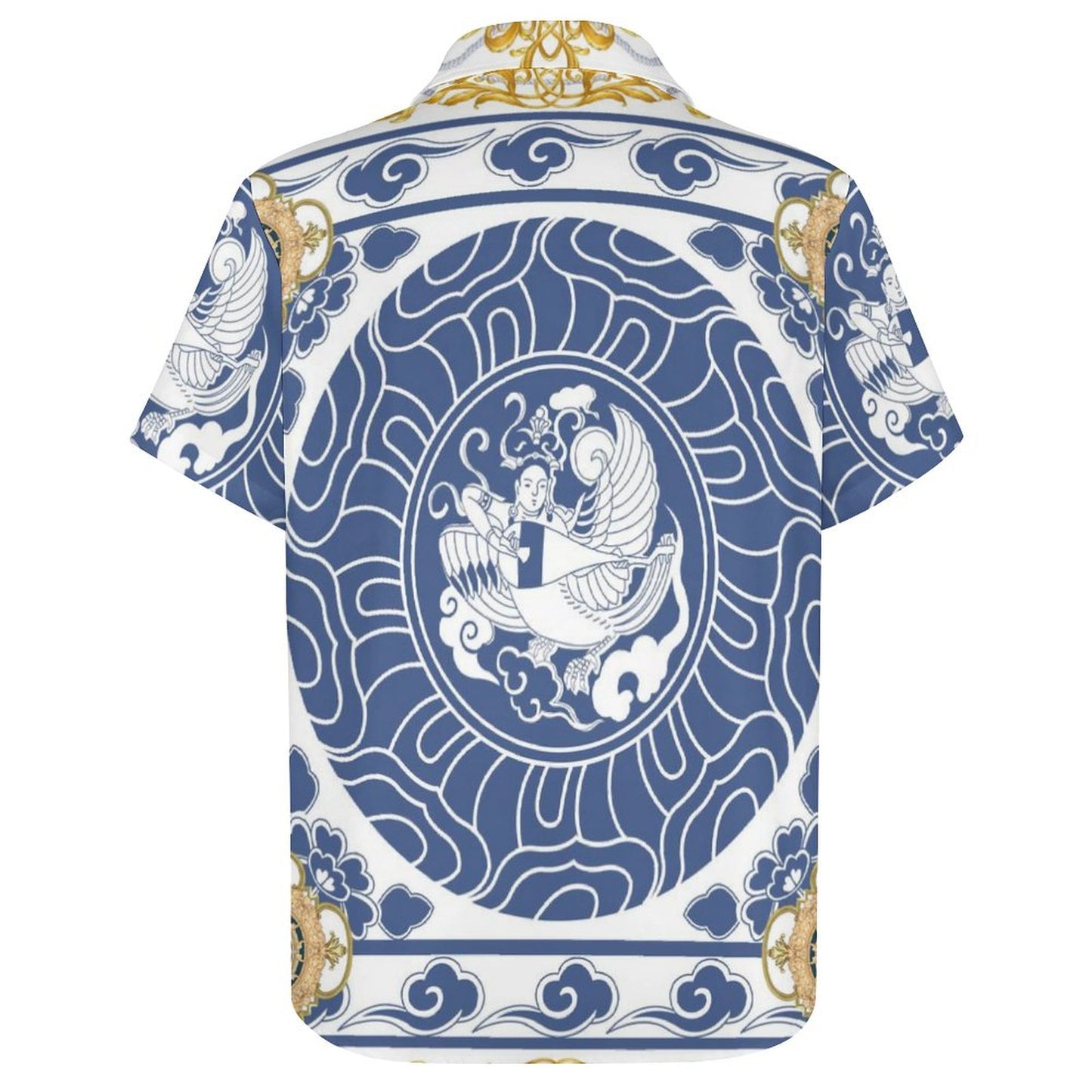 Men's Fashion Casual Printed Short Sleeve Shirts 2306101349