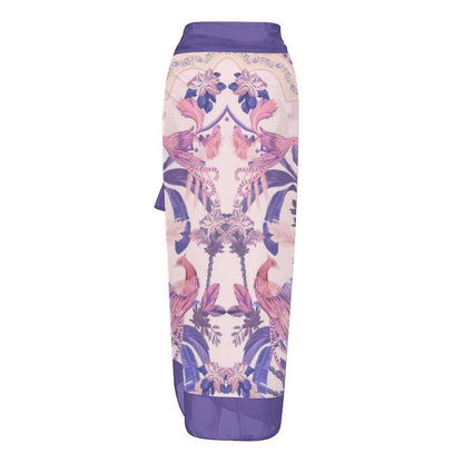 Fashion Printed One Piece Swimsuit And Cover Up 2305105540