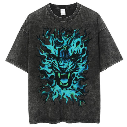 Unisex Vintage Solid Wash T-Shirts 2305101616