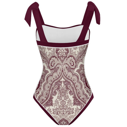 Fashion Printed One Piece Swimsuit And Cover Up 2305104542