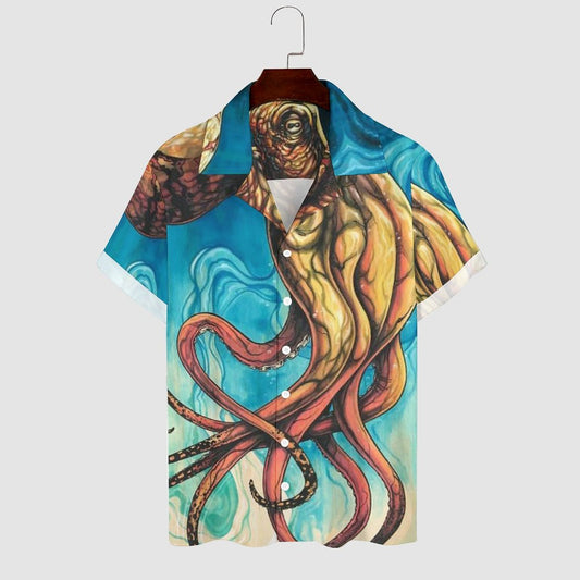 Men's Hawaiian Print Casual Shirt 2304108700