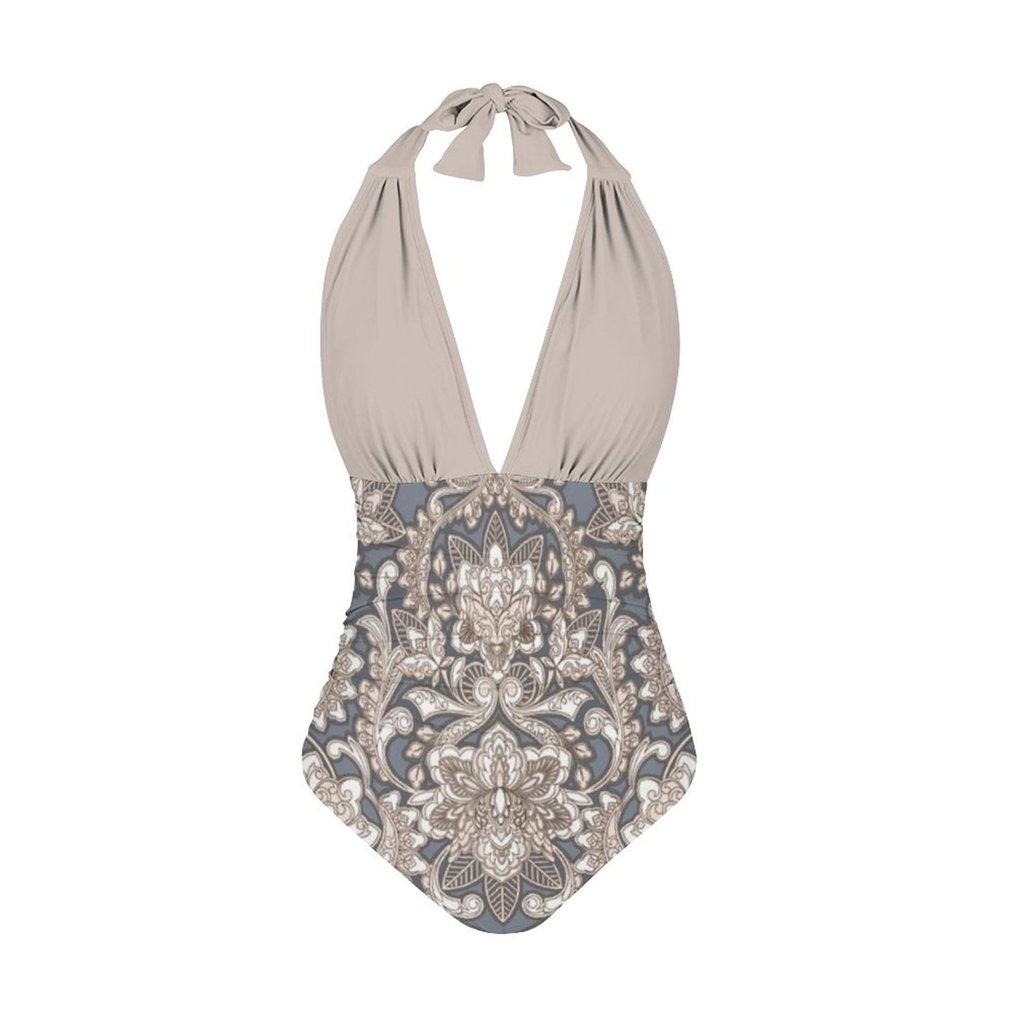 Casual Printed One Piece Swimsuit And Cover Up 2306102002