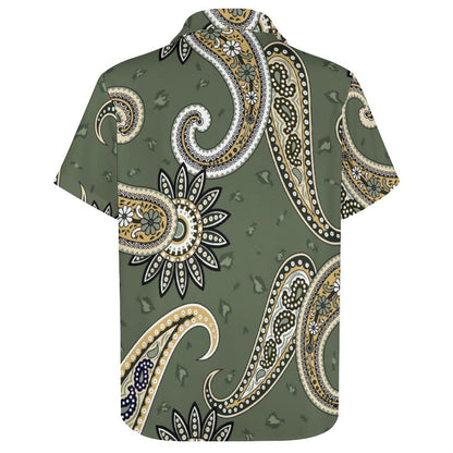 Men's Fashion Casual Printed Short Sleeve Shirts 2306105118