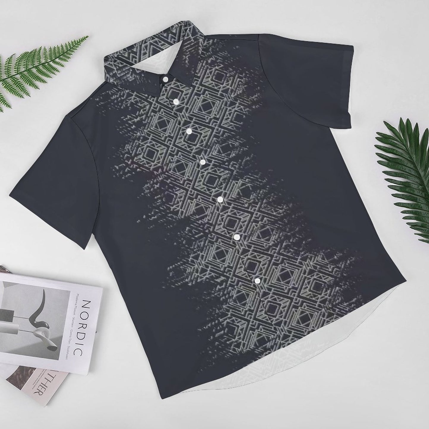 Men's Fashion Casual Printed Short Sleeve Shirts 2306102202