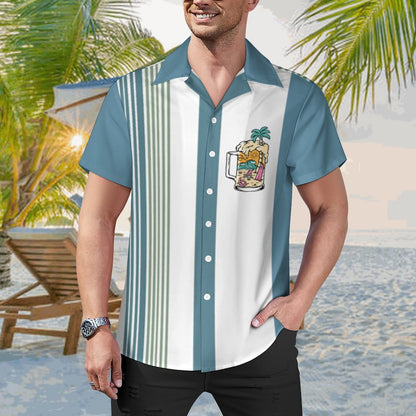 Men's Hawaiian Print Casual Shirt 2304104638