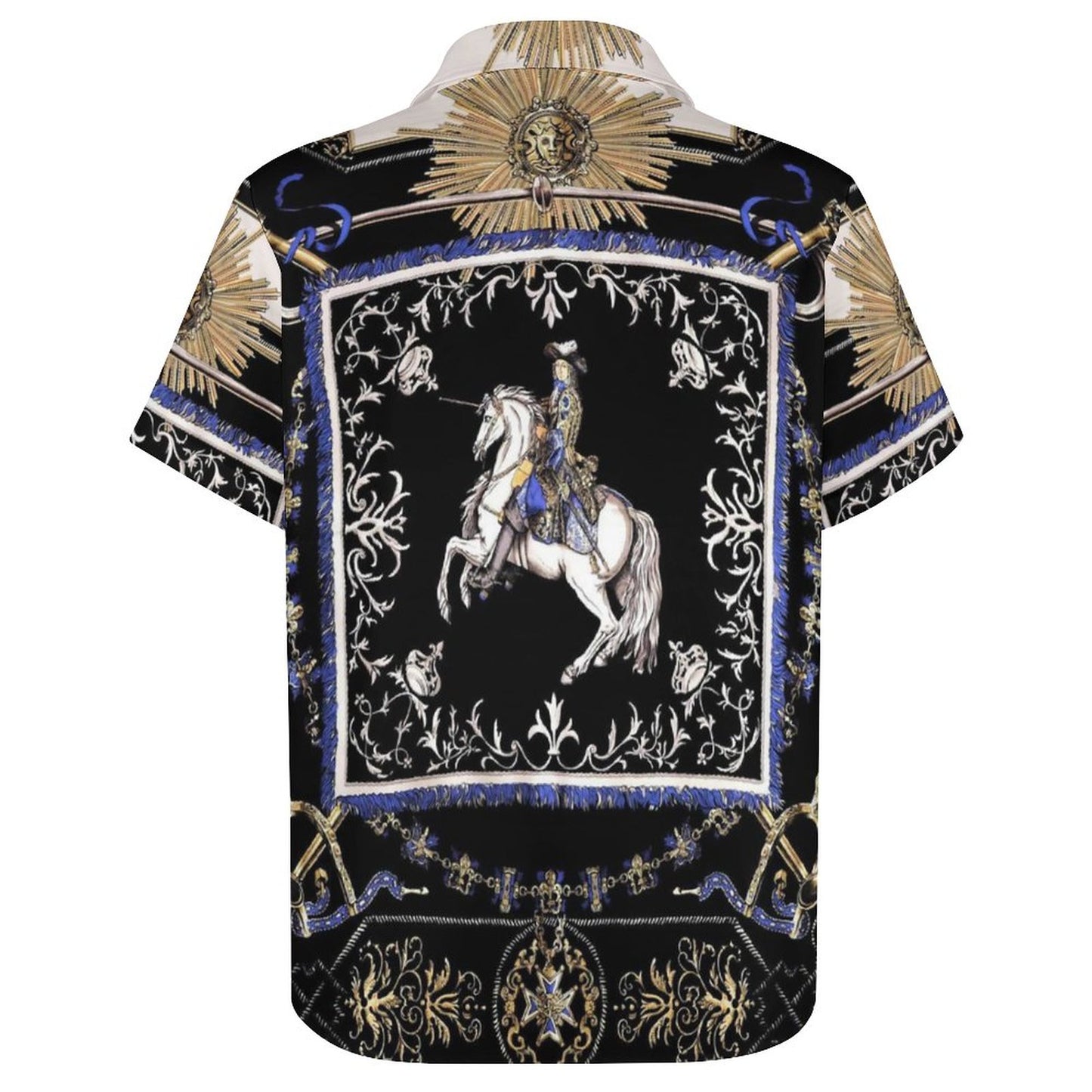Men's Fashion Casual Printed Short Sleeve Shirts 2306101332