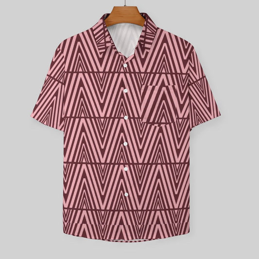 Men's Hawaiian Print Resort Shirt 2304103203