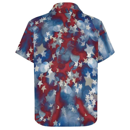 Men's Hawaiian Print Resort Shirt 2305101458
