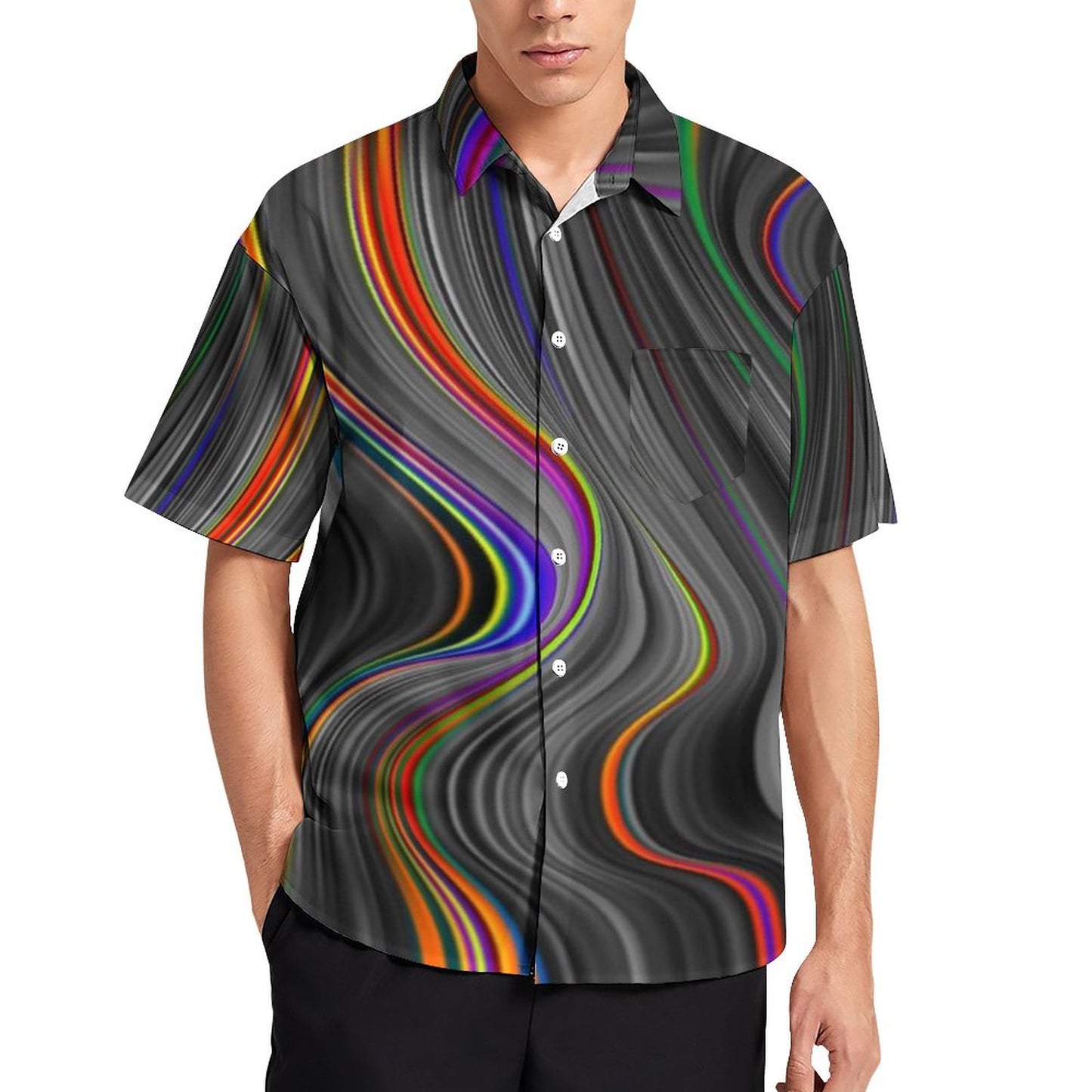 Men's Hawaiian Casual Short Sleeve Shirt 2306104245
