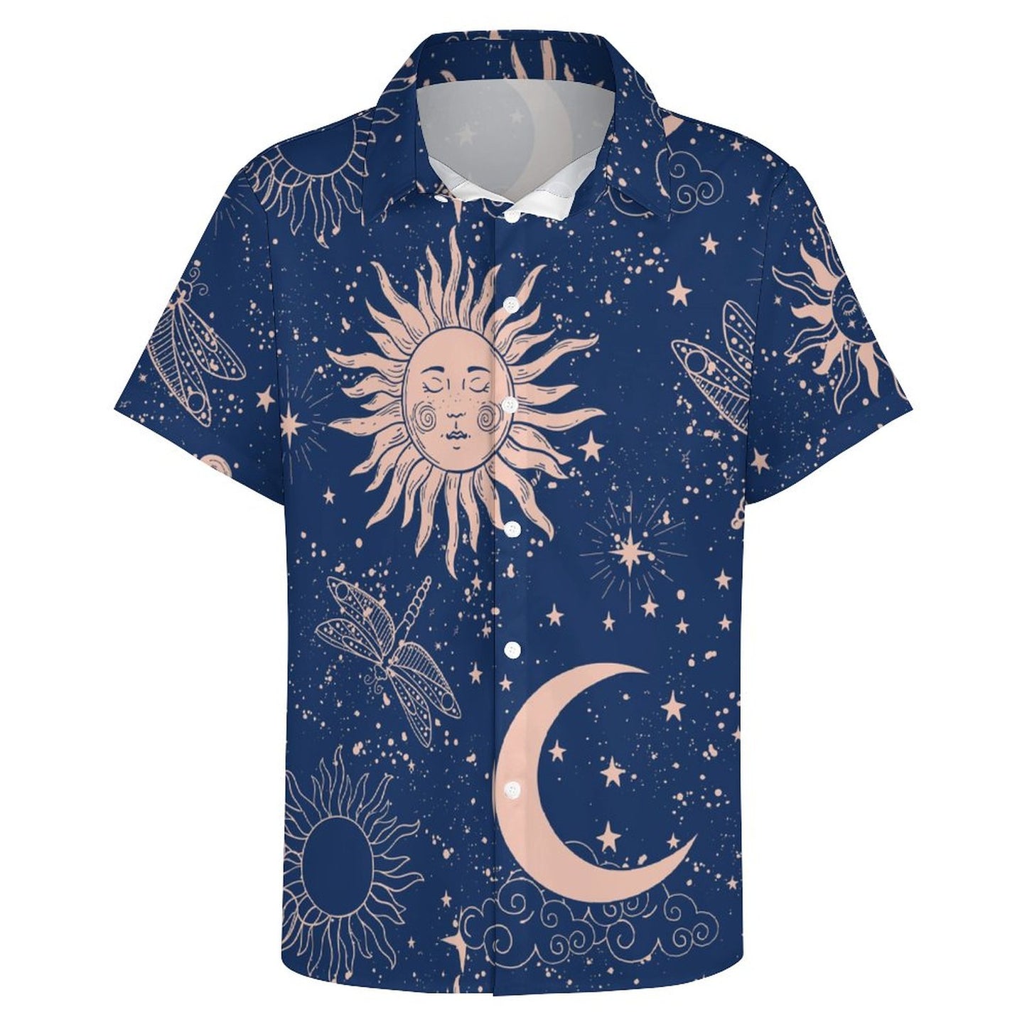 Men's Fashion Casual Printed Short Sleeve Shirts 2306101055
