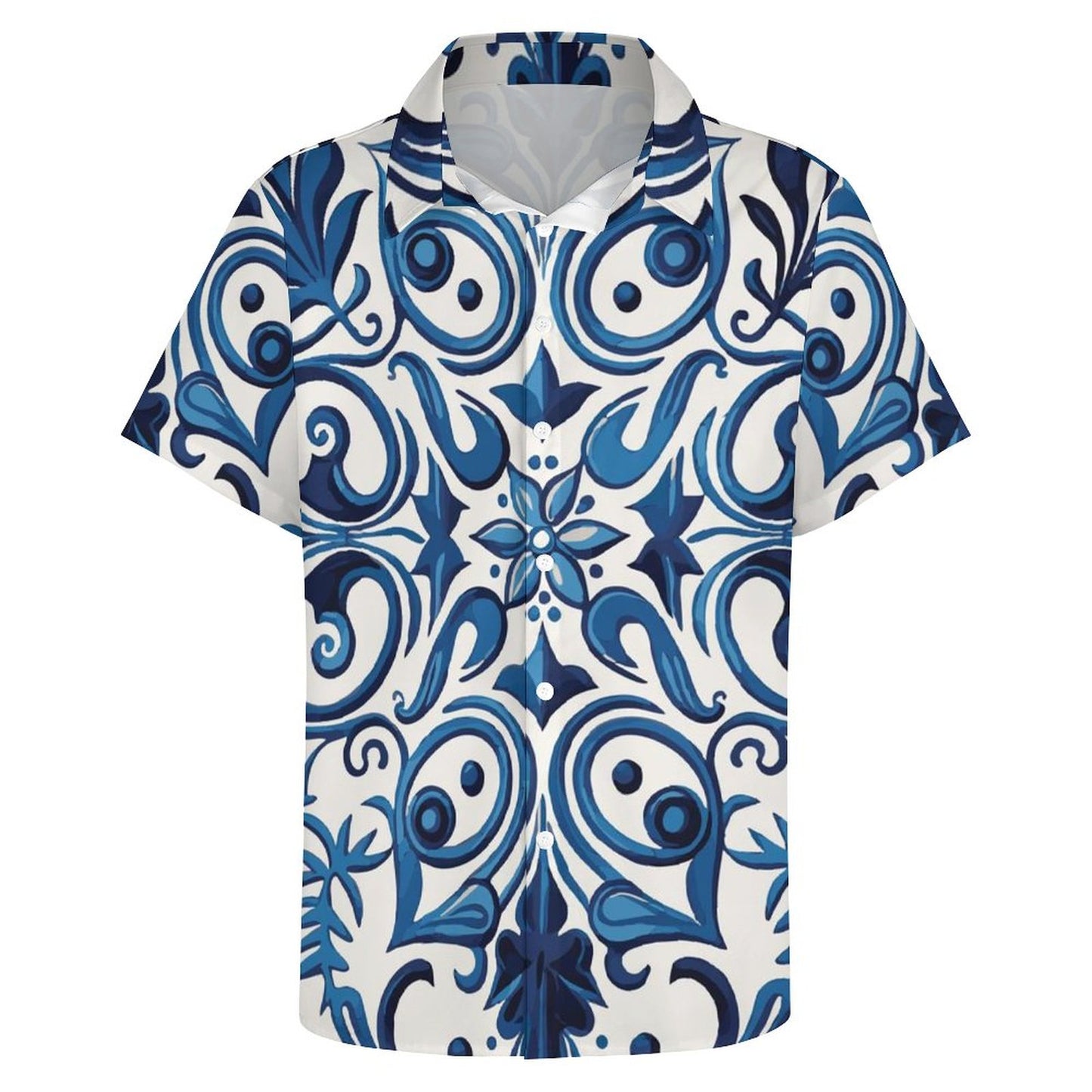 Men's Fashion Casual Printed Short Sleeve Shirts 2306100440