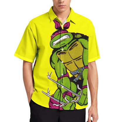 Men's Fashion Casual Printed Short Sleeve Shirts 2306104383