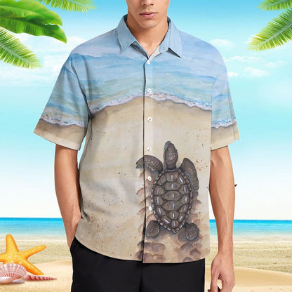 Men's Hawaiian Print Resort Shirt 2305101679
