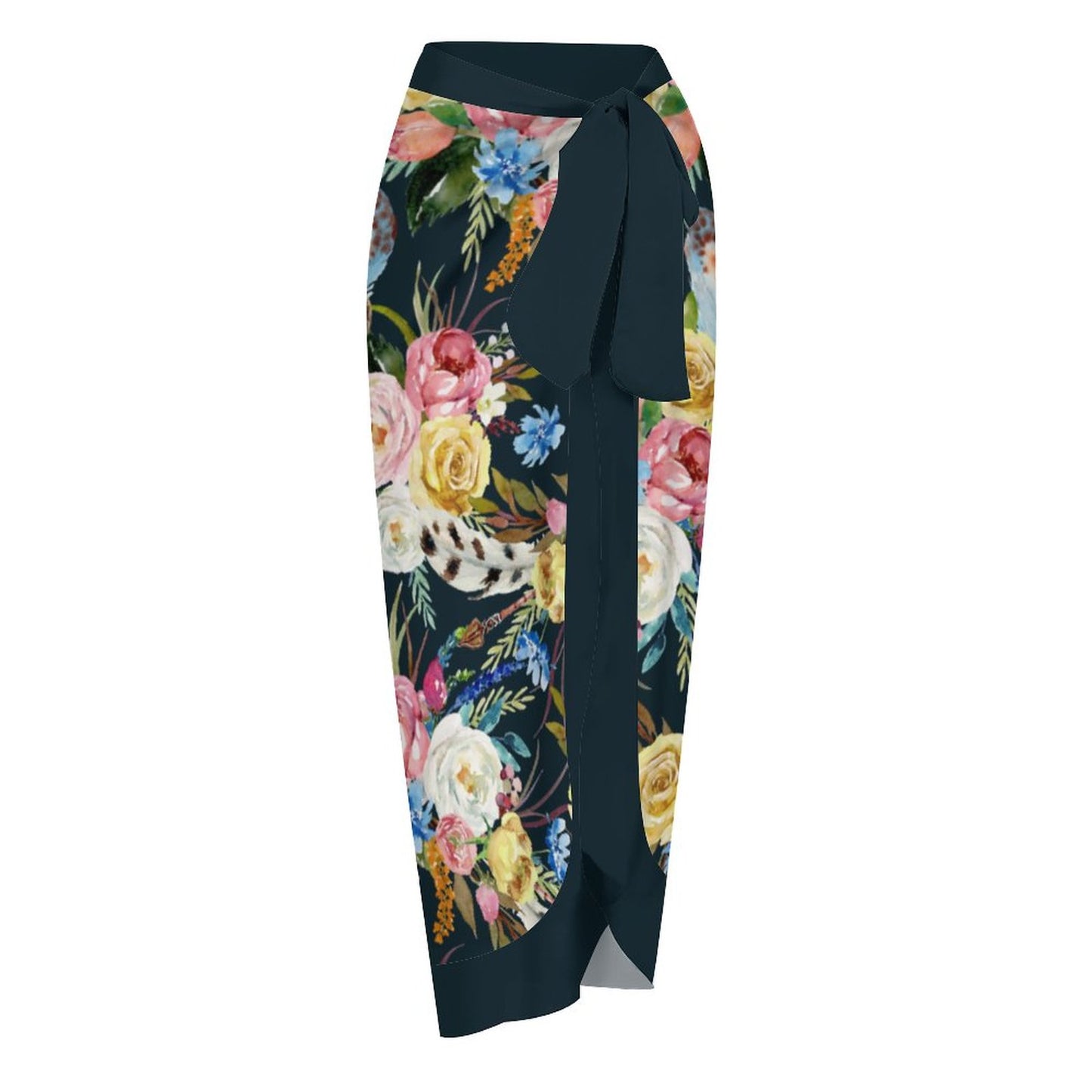 Casual Printed One-Piece Swimsuit And Cover Up 2305102887