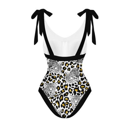 Casual Printed One-Piece Swimsuit And Cover Up 2305102869