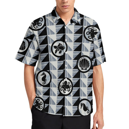 Men's Fashion Casual Printed Short Sleeve Shirts 2305107166