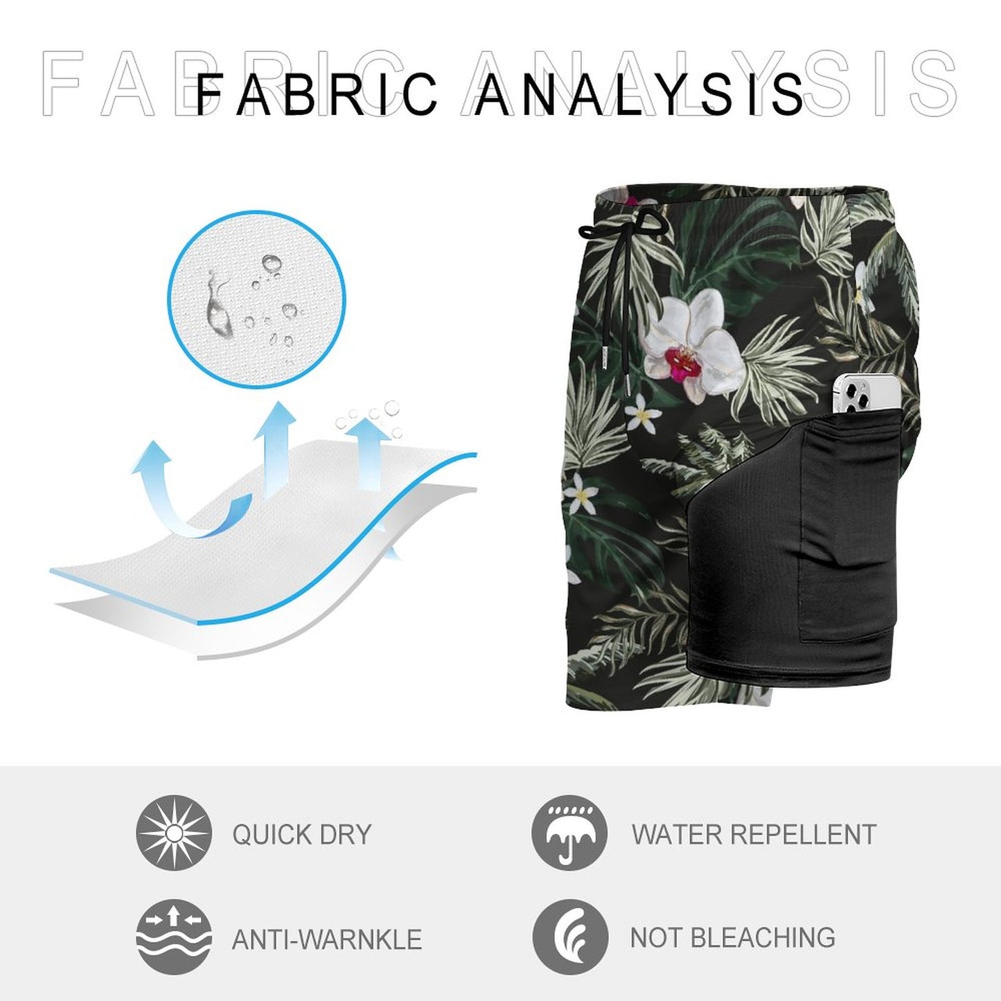 Men's sports fashion beach shorts 2304102259