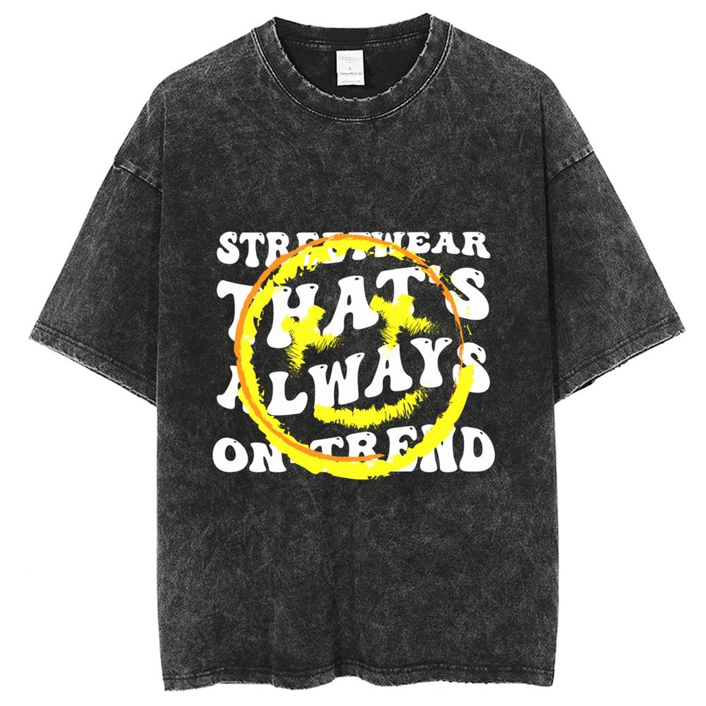 Unisex Vintage Solid Wash T-Shirts 2305101925