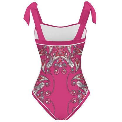 Fashion Printed One Piece Swimsuit And Cover Up 2305104420