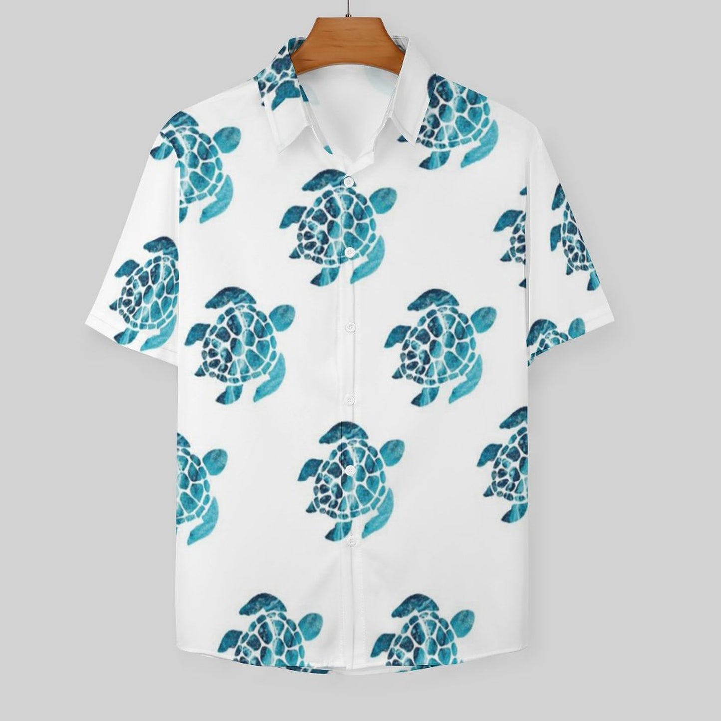 Men's Hawaiian Print Resort Shirt 2305101675