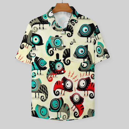 Men's Hawaiian Casual Short Sleeve Shirt 2306103517