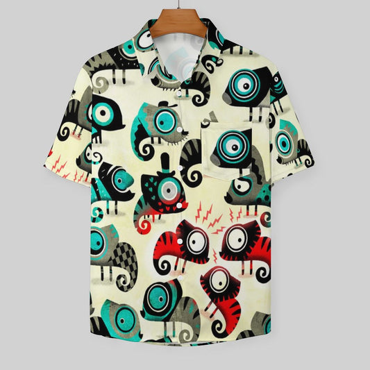 Men's Hawaiian Casual Short Sleeve Shirt 2306103517