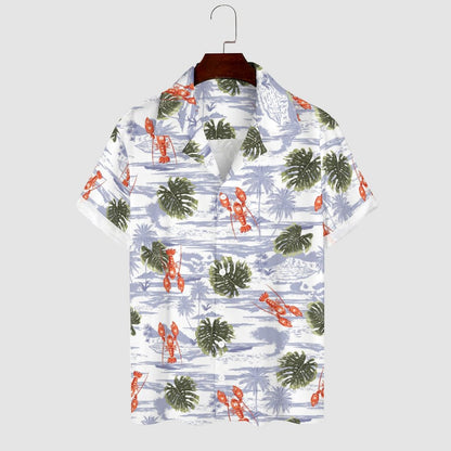 Men's Hawaiian Casual Short Sleeve Shirt 2305102296