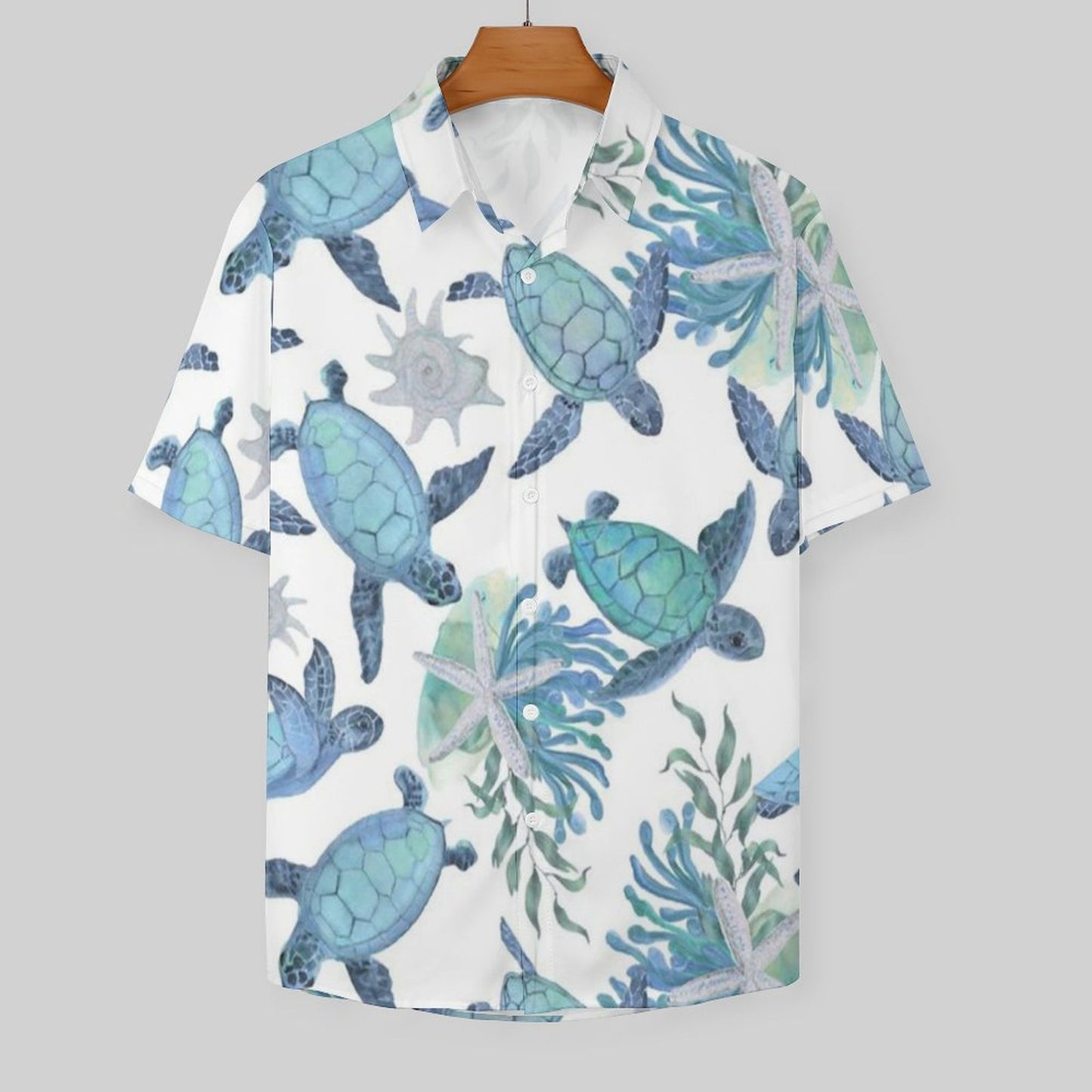 Men's Hawaiian Print Resort Shirt 2305101674