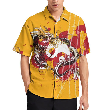 Men's Hawaiian Casual Short Sleeve Shirt 2306103804