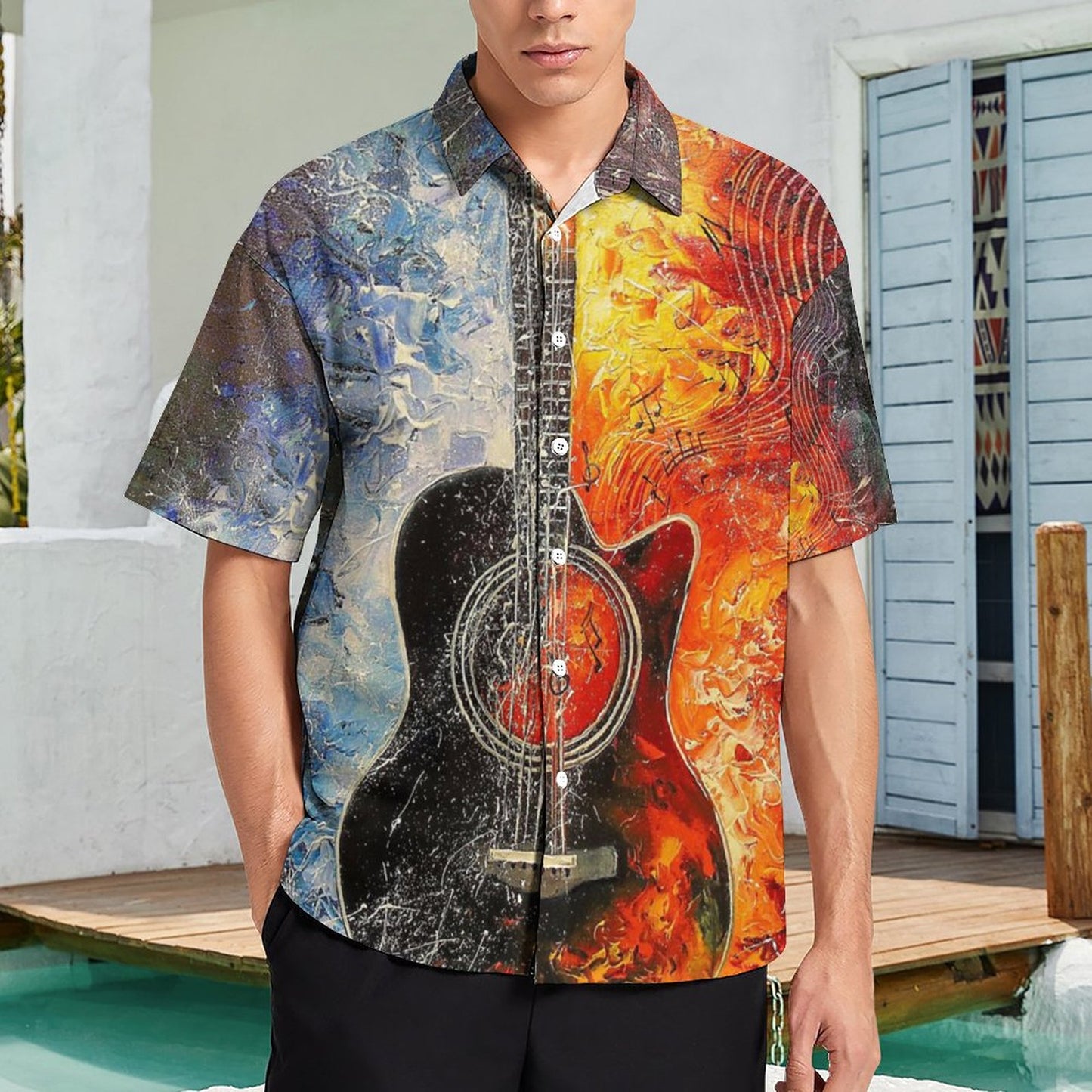 Men's Hawaiian Casual Short Sleeve Shirt 2306103339