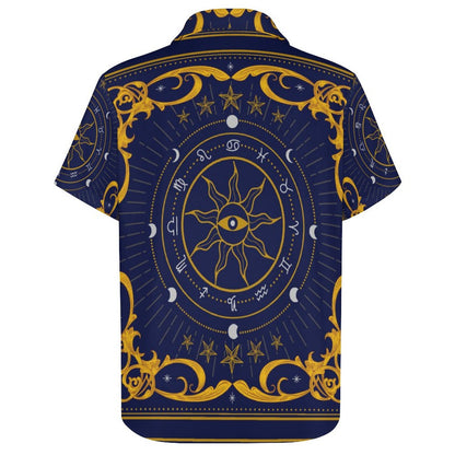Men's Fashion Casual Printed Short Sleeve Shirts 2306100963