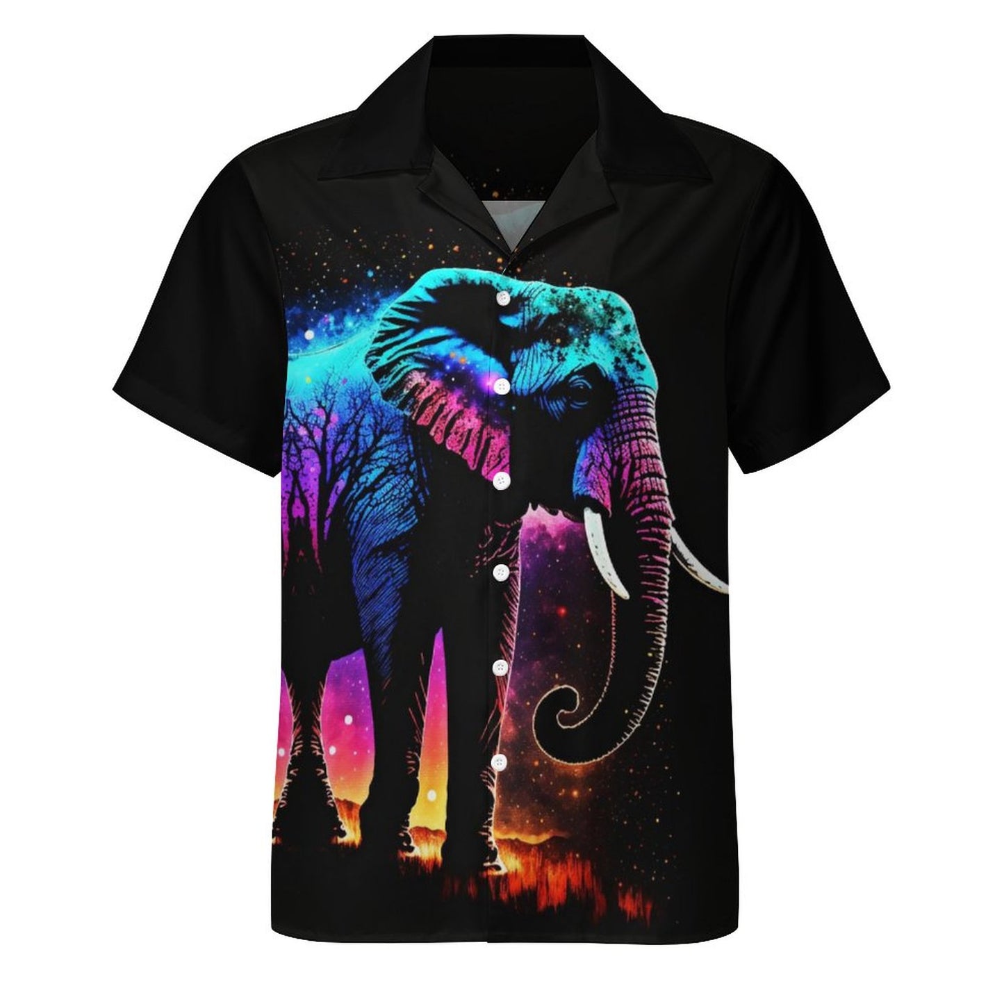 Men Hawaiian Casual Short Sleeve Shirt 2305105191