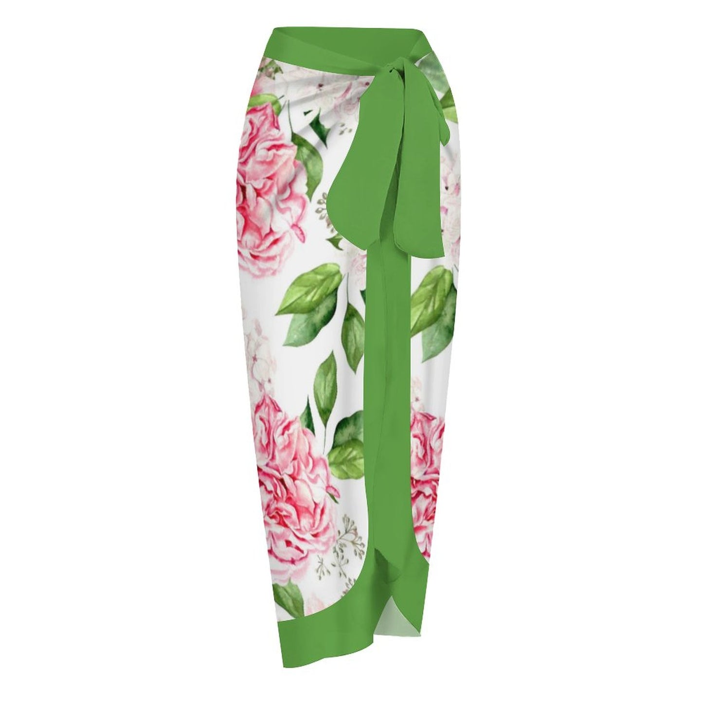 Casual Printed One-Piece Swimsuit And Cover Up 2305102418