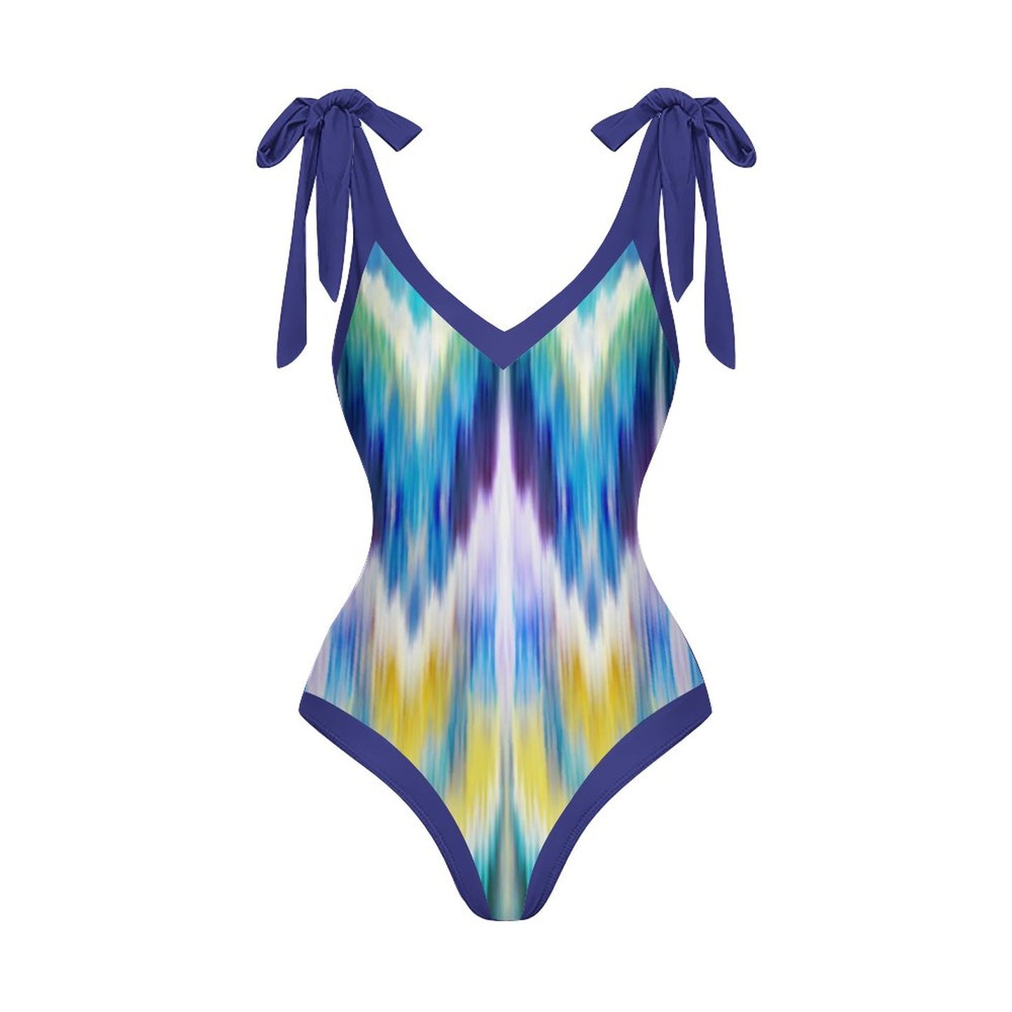Casual Printed One-Piece Swimsuit And Cover Up 2305104147