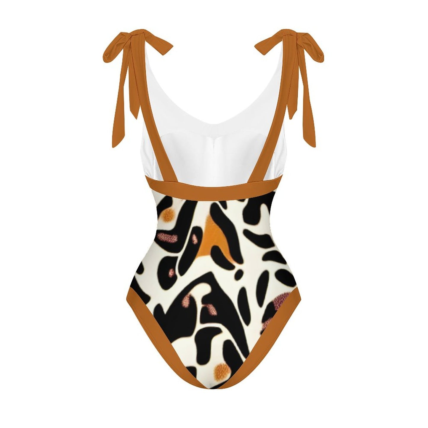 Casual Printed One-Piece Swimsuit And Cover Up 2305102497