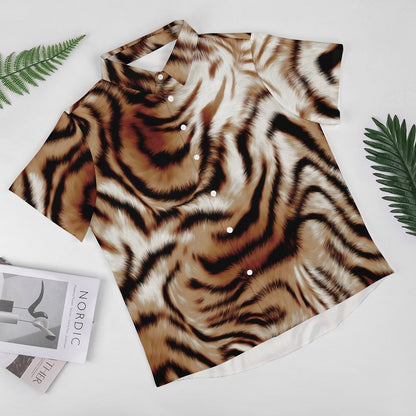 Men's Fashion Casual Printed Short Sleeve Shirts 2305107053