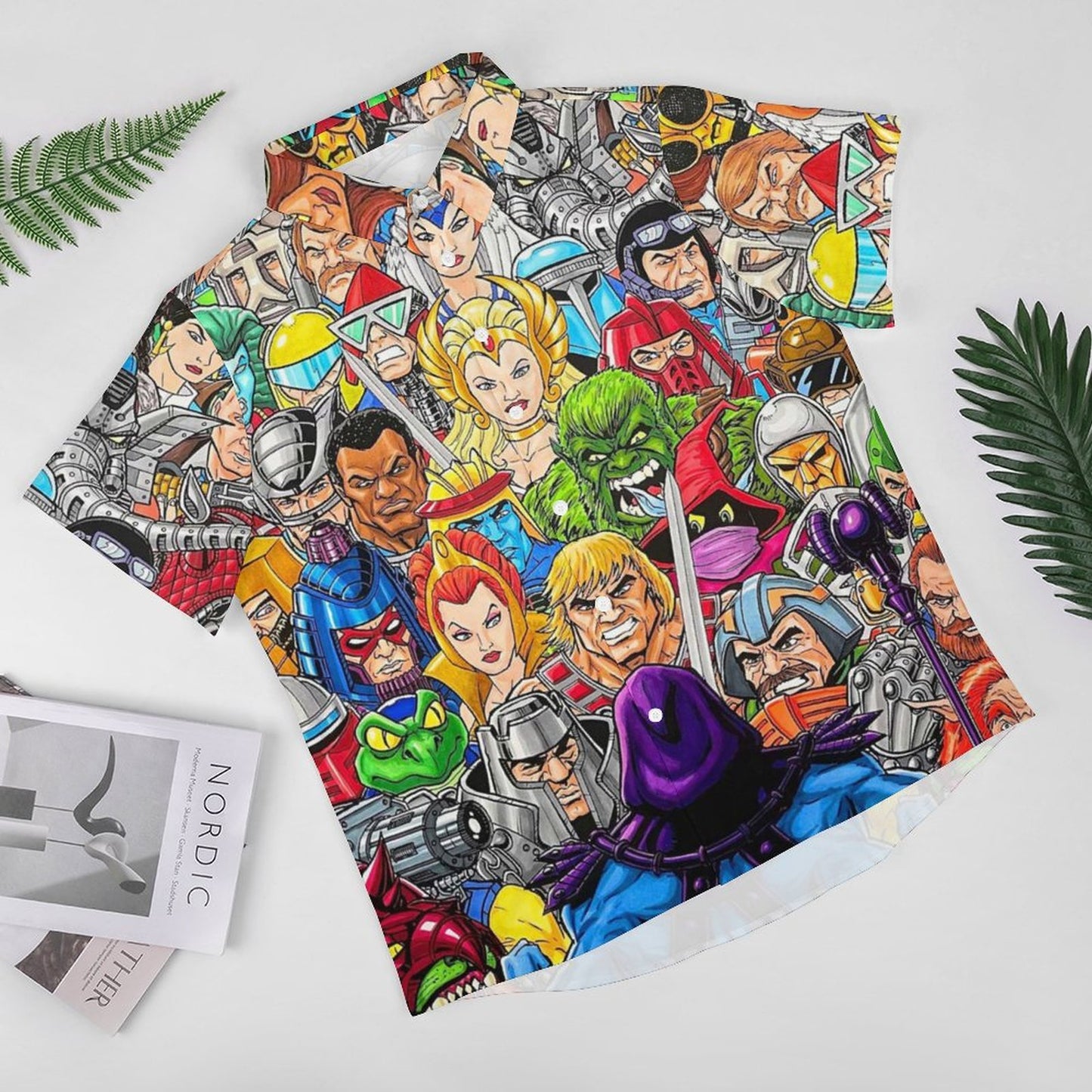 Men's Fashion Casual Printed Short Sleeve Shirts 2306104355