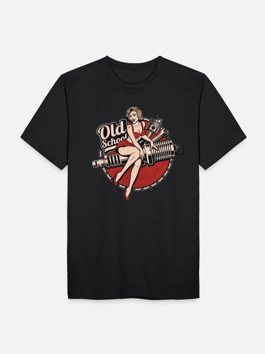 Unisex Round Neck Casual Printed Short Sleeve T-Shirt