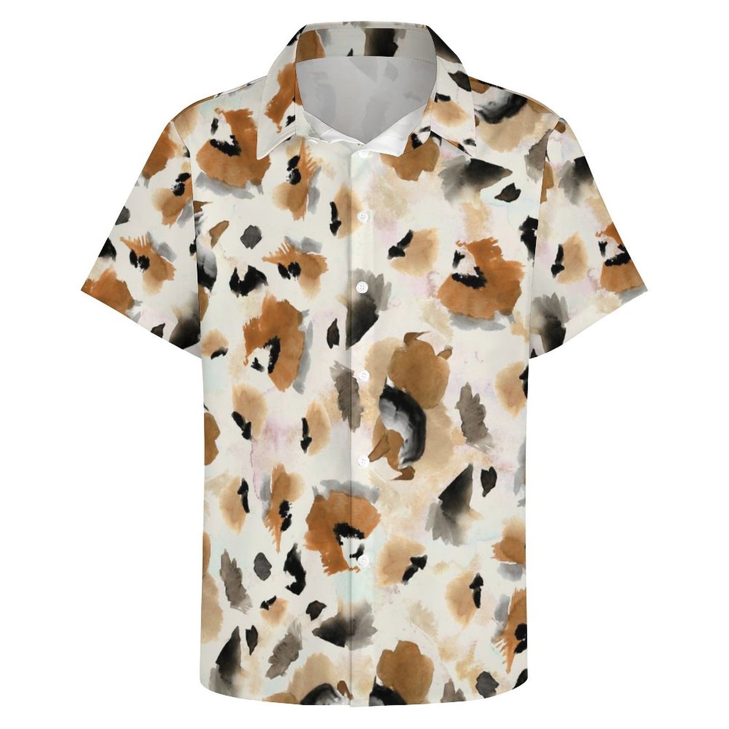 Men's Fashion Casual Printed Short Sleeve Shirts 2306104052